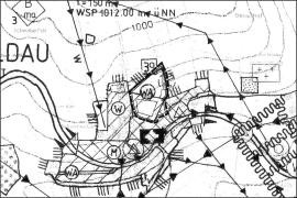 zeigt bisherigen Bebauungsplan